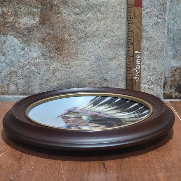 Vague Shadows The Sioux Nation Decorative Collector Plate by Perillo Forth Issue - Picture 7 of 13